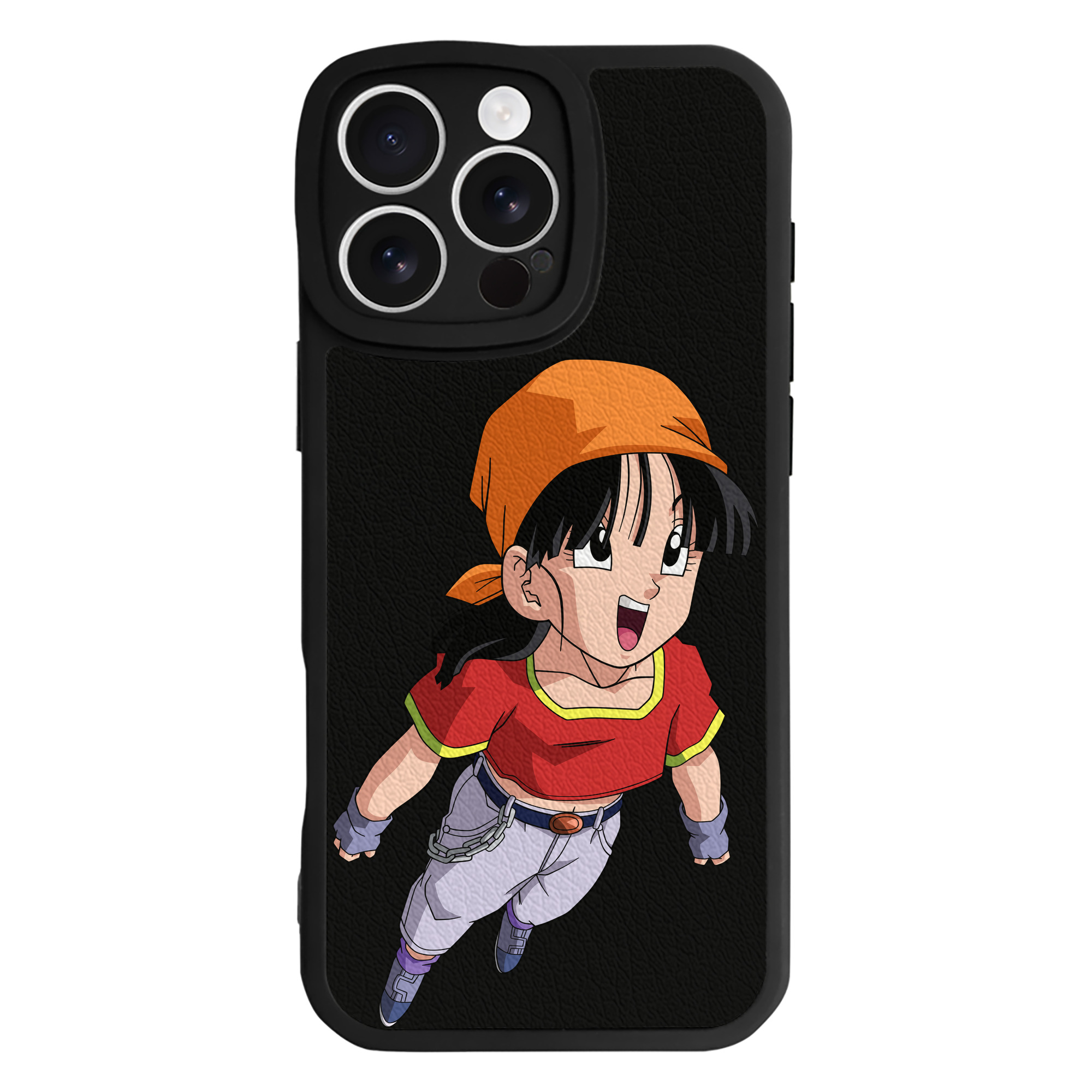 （画像用） ドラゴンボール パン DRAGON BALL Pan 【iPhone 16シリーズ対応】シリコンスマホケース（レザー調） 材質：シリコン